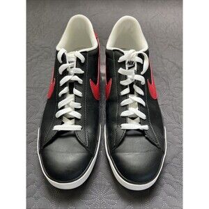 Nike Sweet Classic BRS Black Red Leather Shoes 318333-069 Mens SZ 13 NIB Gift